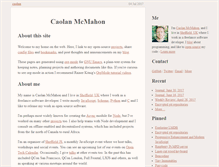 Tablet Screenshot of caolan.org